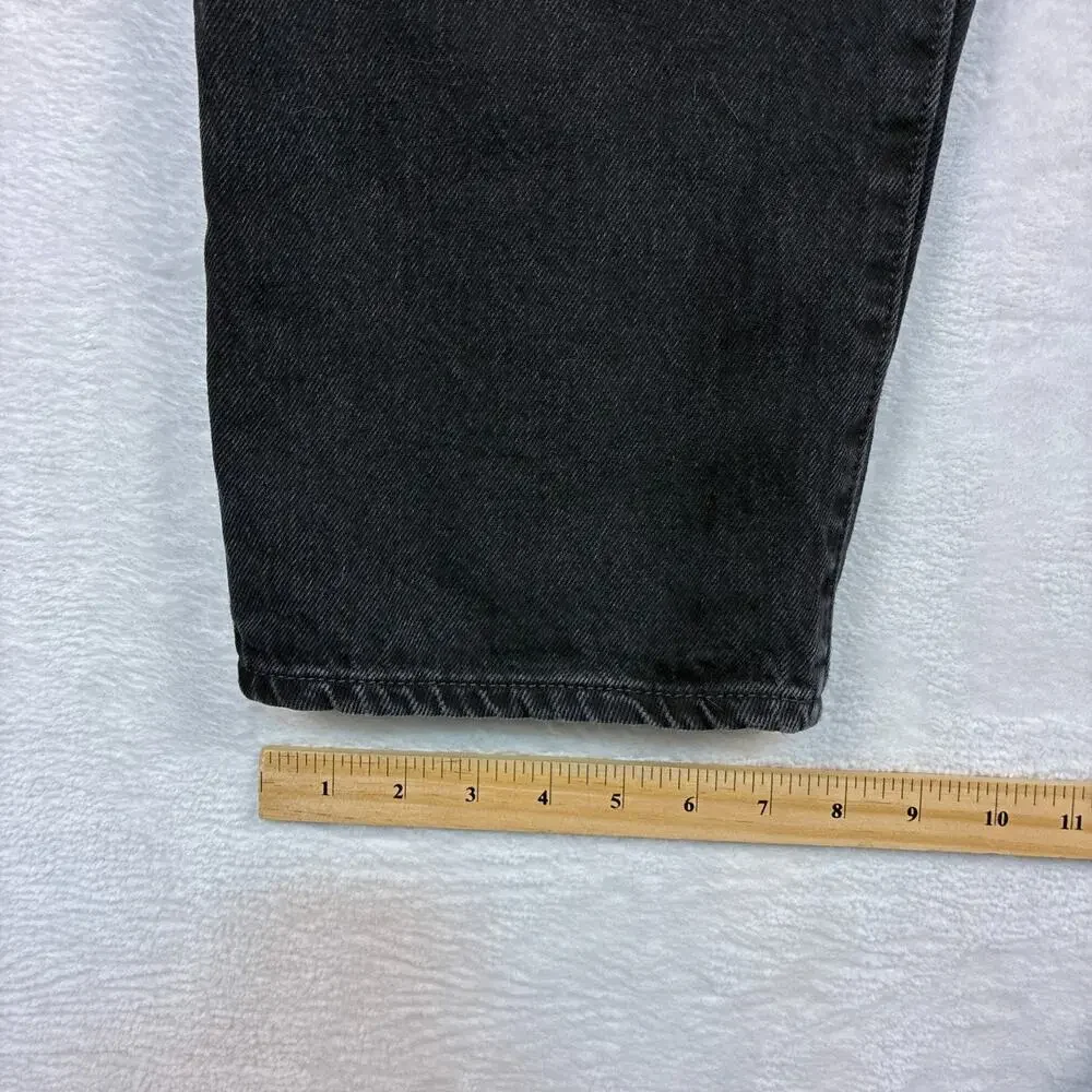 Levis Jeans Womens 30 Black '94 Baggy Wide Leg Grunge Festival Rave Goth Skate
